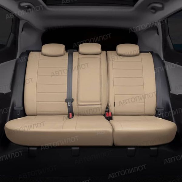 Чехлы Автопилот Экокожа на Toyota Highlander 2 2007-2013 г.в. Чехлы Автопилот Экокожа на Toyota Highlander 2 2007-2013 г.в.