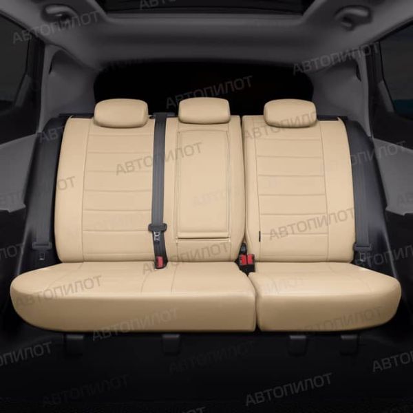 Чехлы Автопилот Экокожа на Toyota Highlander 2 2007-2013 г.в. Чехлы Автопилот Экокожа на Toyota Highlander 2 2007-2013 г.в.