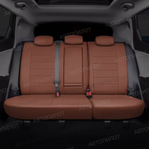 Чехлы Автопилот Экокожа на Toyota Highlander 2 2007-2013 г.в. Чехлы Автопилот Экокожа на Toyota Highlander 2 2007-2013 г.в.