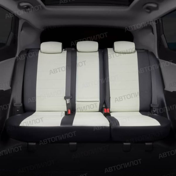 Чехлы Автопилот Экокожа на Toyota Highlander 2 2007-2013 г.в. Чехлы Автопилот Экокожа на Toyota Highlander 2 2007-2013 г.в.