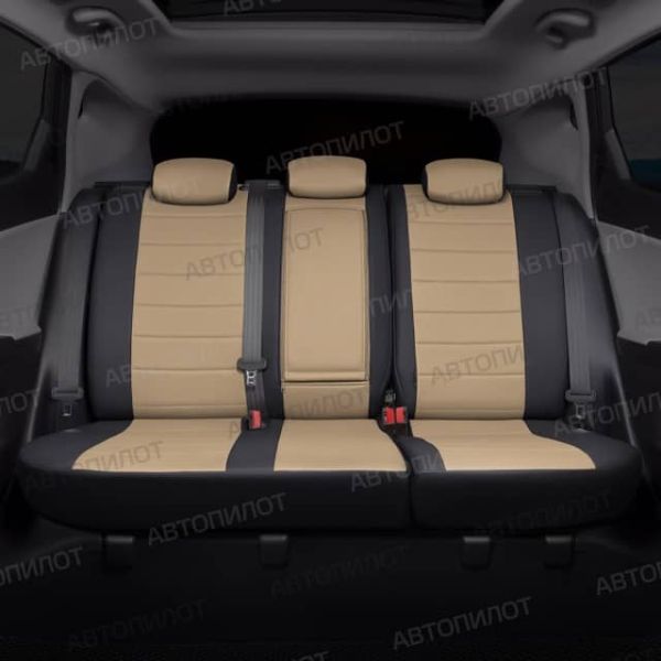 Чехлы Автопилот Экокожа на Toyota Highlander 2 2007-2013 г.в. Чехлы Автопилот Экокожа на Toyota Highlander 2 2007-2013 г.в.