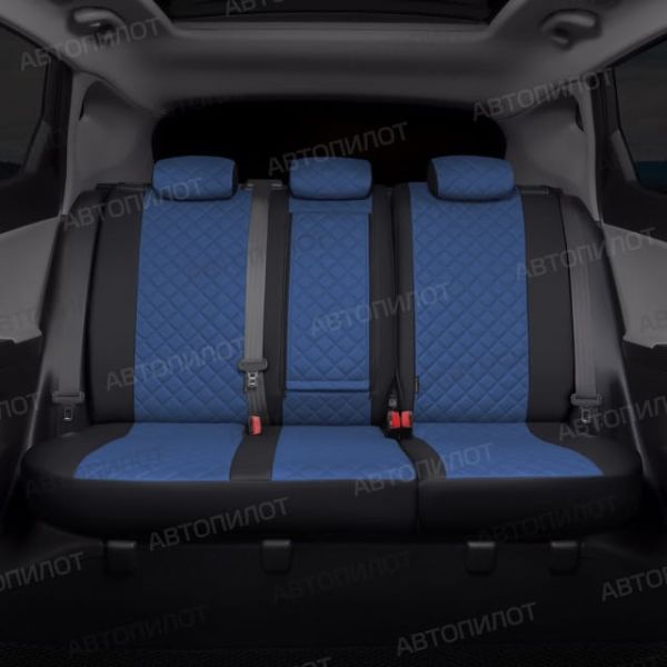 Чехлы Автопилот Экокожа Ромб на Renault Dokker 40/60 (2012+)