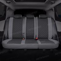 Чехлы Автопилот Экокожа Ромб на Renault Dokker 40/60 (2012+)