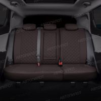 Чехлы Автопилот Экокожа Ромб на Renault Dokker 40/60 (2012+)