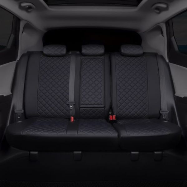 Чехлы Автопилот Экокожа Ромб на Renault Dokker 40/60 (2012+)