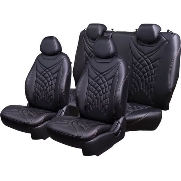 Чехлы Премиум Экокожа Байрон Президент|Жук на Peugeot 408 2012-2021 г.в.