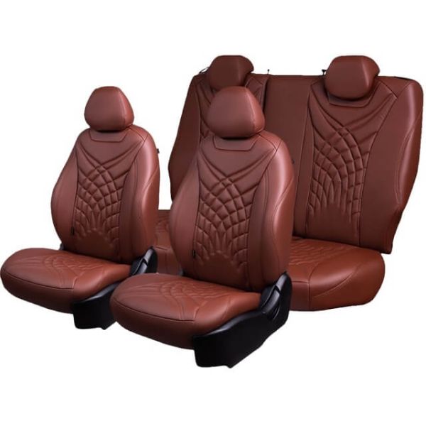 Чехлы Премиум Экокожа Байрон Президент|Жук на Peugeot 408 2012-2021 г.в.