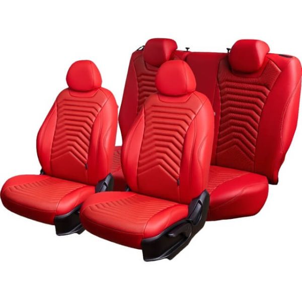 Чехлы Премиум Экокожа Байрон Президент|Жук на Peugeot 408 2012-2021 г.в.