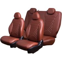 Чехлы Премиум Экокожа Байрон Президент|Жук на Peugeot 408 2012-2021 г.в.