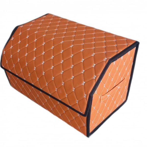 Органайзер Сумка в багажник "Консул Бабочка" из Экокожи Оранжевая с Бежевым Органайзер Сумка в багажник "Консул Бабочка" из Экокожи Оранжевая с Бежевым